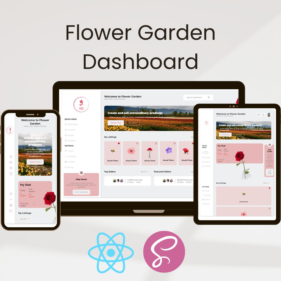 Flower Garden Dashboard